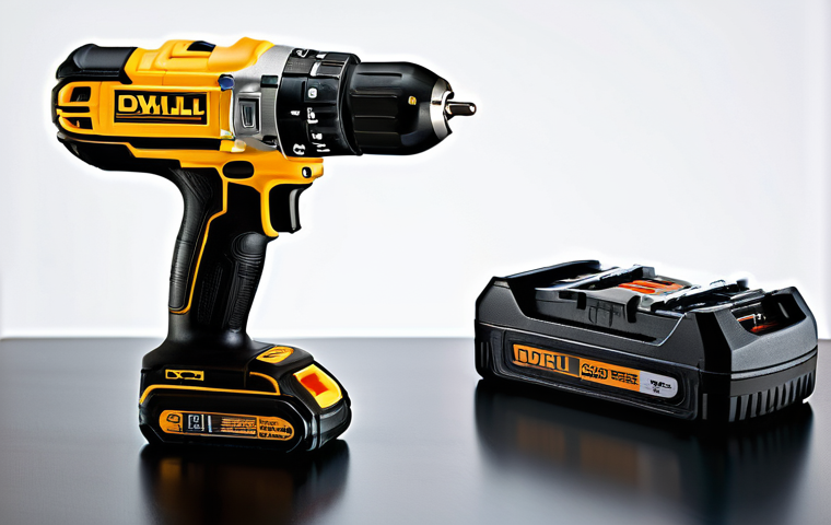 전동공구 배터리 종류 및 특징 - A professional male craftsman, with a focused expression, in a well-lit and organized workshop. He i... 전동공구 배터리 종류 및 특징 - A professional male craftsman, with a focused expression, in a well-lit and organized workshop. He i...